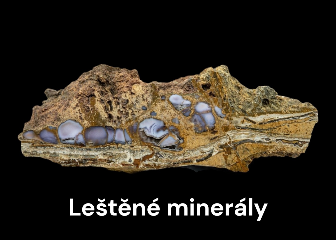 Leštěné minerály